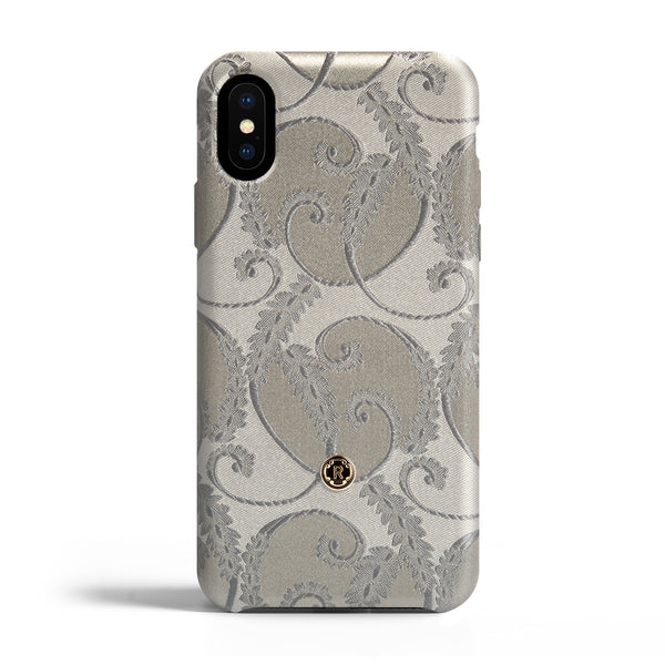 iPhone X/Xs Case - Silver of Florence Silk